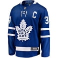 thumbnail image 2 of Men's Fanatics Auston Matthews Blue Toronto Maple Leafs Captain Patch Home Breakaway Player Jersey, 2 of 3