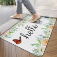 thumbnail image 3 of Hello Spring Floral Flowers Doormat,Non Slip Absobant Welcome Mat Decorations Floor Door Mats for Indoor Outdoor Home, 3 of 6