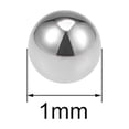 thumbnail image 2 of Bolas de rodamiento de 1 mm, bolas de precisión G25 de carburo de tungsteno, paquete de 25, 2 of 3