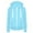 Blue, variant on Women's Plus Size Zip Up Hoodies Slim Fit Casual Hooded Jackets Fall Fleece Zipper Tunic Sweatshirts with Pockets Fashion Jacket Limited Time Navy 4XL