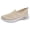 a-Beige, variant on Women's Mesh Walking Sneakers Lightweight Breathable Workout Shoes Elderly Slip on Summer Casual Tennis Shoe wirh Arch Support Beige Size 7
