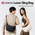 thumbnail image 3 of Ulanzi Lunar Sling Bag – Adjustable Camera Crossbody Bag with Mini Pouch, Multiple Pockets & Customizable Dividers – Lightweight Travel Shoulder Bag for DSLR & Mirrorless Cameras, 3 of 21