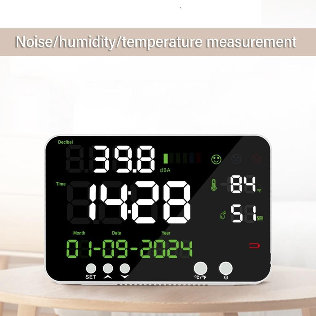 CEORPER Easy to Use Temperature & Humidity Readings Air Quality Tester Device for Office