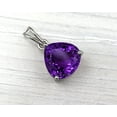 thumbnail image 5 of Amethyst Pendant, Big Heart Pendant, Big Amethyst Pendant, Purple Amethyst, 925 Silver Statement Necklace, AAA Natural Amethyst Necklace, 5 of 7