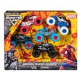 thumbnail image 1 of Vehículos de juguete 1:64 Monster Jam Marvel Spider-Man Paquete de 5, 1 of 7