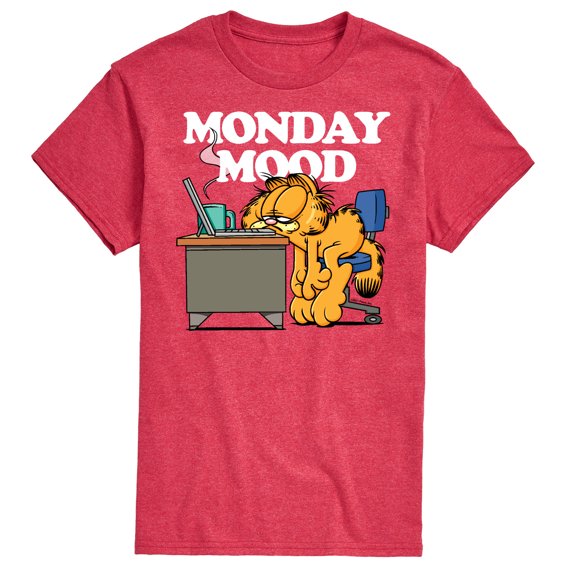 Garfield - Monday Mood - Men's Short Sleeve Graphic T-Shirt