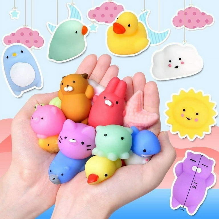 Mochi Squishy Toys, 30 Pcs Mini Squishy Party Favors For Kids Animal  Squishies Stress Relief Toys Cat Panda Unicorn Squishy Squeeze Toys Kawaii  Squish