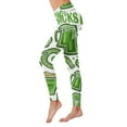 thumbnail image 2 of Arlun Women's St Patrick's Day Leggings Irish Green Festival Pattern Printed High Waisted Tights Trendy Lifting Slim Fitted Workout Fitness Yoga Pants Green M, 2 of 5