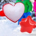 thumbnail image 4 of harayaa 2 Set Love Heart Star Shaped Snowbal Maker Clips Clamps Sand Clay Mold Tools, 4 of 9