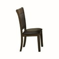 thumbnail image 3 of Topline Home Furnishings Chaises d'Appoint en Vinyl Marron Foncé<br>Vendu par deux, 3 of 7