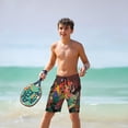 thumbnail image 6 of Splatoon Boys Swim Trunks Quick Dry Swimwear Surfing Bathing Suit Drawstring Elastic Waist With Mesh Lining, 6 of 7