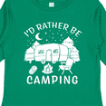thumbnail image 4 of Inktastic I'd Rather Be Camping Boys or Girls Long Sleeve Toddler T-Shirt, 4 of 5