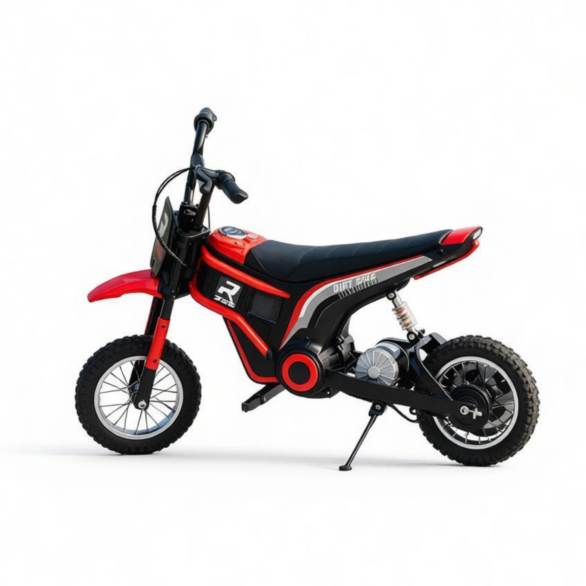 12" Kids Electric Dirt Bike, 24V 350W Motor, Up to 15 MPH Powerful Speed, Ride-On Toy for Young Racers, Red
