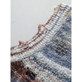 thumbnail image 6 of Men's retro oil painting style casual knitted vest, V-neck sleeveless asymmetrical striped sweater vest, 6 of 6