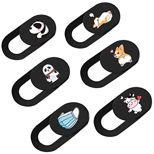 Laptop Camera Cover Slide Cute, cam Cover Cute 6 Pack 0.027in Ultra