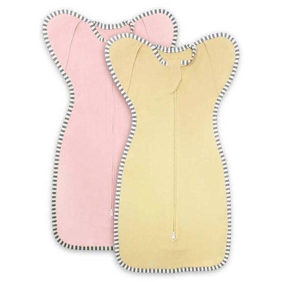 Saco de dormir Baby Swaddle Transition de 3 a 6 meses, 2 paquetes de algodón