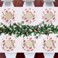 thumbnail image 7 of Ryvnso Christmas Multi Candy Round Plate Mats Dining Table Placemat Set of 4 for Holiday Decoration, 7 of 7