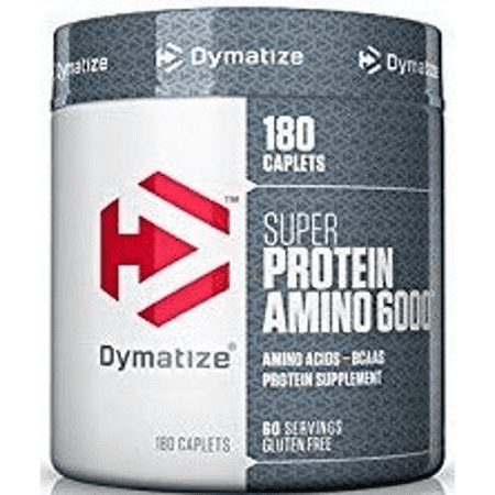 Dymatize Super Protein Amino 6000, 8500mg BCAAs + 3g Protein, 180