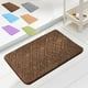 thumbnail image 1 of Tapete absorbente para baño | Alfombra antideslizante para inodoro | Material de esponja de secado rápido | Esterilla de entrada interior exterior | Impermeable, lavable Café gris Verde azul, 1 of 8