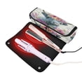 thumbnail image 3 of Hair Tool Organizer Bag with Heat Resistant Mat Removable Travel Storage Case for Hot Air Brushes Curling Irons Highland Cow with Wildflowers, 3 of 8
