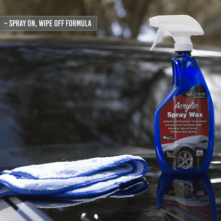 Ultima Acrylic Spray Wax Spray On Wipe Off Car Wax for Auto Truck & RV 22 oz.