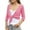 Pink, variant on [3/4 Sleeve Lightweight Bolero Cardigan] Women's Tie Front Shrug 3/4 Sleeve Bolero Sheer Knotted Lightweight Cardigan Sweaters Short Shawl Tops