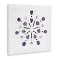 thumbnail image 2 of Stupell Industries Eclectic Pansies & Lavender Symmetry Canvas Art, 17 x 17, by Beth Adoette, 2 of 8