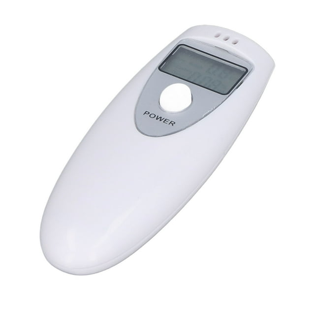 Portable Alcohol Tester, Small Alcohol Tester White Accurate Sensitive for Alcohol Detection