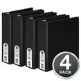 thumbnail image 2 of Wilson Jones Round Ring Binder, 2", Black, 4-Pack (W70368-44B), 2 of 5