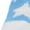 Columbia Blue/White, variant on All Stars Over the Calf Socks (Black/White, Medium)