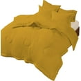 thumbnail image 3 of Luxury 500 TC Egyptian Cotton Comforter | Round Circle Design | 300 GSM | Soft, Breathable | 1 Piece- Wyoming King Size ( 100" x 114" ) Inches, 1pc Comforter Only, (Gold), 3 of 4