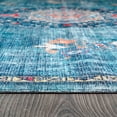 thumbnail image 6 of Beverly Rug Machine Washable Easy Cleaning Indoor Non-Slip Rugs Teal / Green 8'x10', 6 of 9