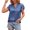 Blue, variant on Kcolen Vneck Cap Sleeve Tops for Women V Neck Short Sleeve Summer Casual Plus Size Solid Color Tee Shirts Women Casual Vacation Clothes Loose Fit Tunic Shirts,White