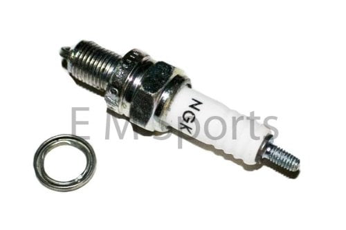 HIGH PERFORMANCE NGK SPARK PLUG For Your Motorized Bike Bicycle Moped! 