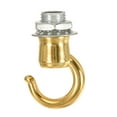thumbnail image 3 of Uxcell Alloy Ceiling Hook 22mmx28mm for Ceiling Pendant Light Plate Electrophoretic Gold, 3 of 5