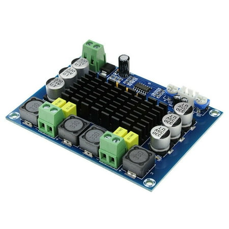 TPA3116D2 Dual Channel Stereo High Power Digital Audio Power Amplifier Board 2x120W XH-M543 High Power Stereo AMP Module for Car Vehicle Computer Speaker DIY Home Theater Audio System