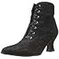 thumbnail image 3 of Ellie Shoes E-253-Elizabeth 2 Heel Boot with Lace 9 / Black, 3 of 3
