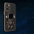 thumbnail image 3 of Funda chapada con soporte plegable de astronauta para Xiaomi Note 12 12S 12C 11 11S 10S 10A 9T A1, funda de silicona con soporte para Redmi Note13, 3 of 5