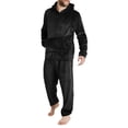 thumbnail image 5 of Gytharion Men's 2PC Flannel Fleece Sweatsuits Cozy Winter Loungewear Jogging Suits Pullover Long Sleeve Kangaroo Pocket Hoodies with Elastic Waist Straight Sweatpants Tracksuits, 5 of 6