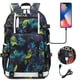 thumbnail image 1 of Mochila escolar USB para estudiantes adolescentes, para hombres y mujeres, de gran capacidad, para viajes y ocio, 1 of 5
