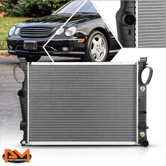 PM PERFORMOTOR for 00-06 Mercedes-Benz Cl500/S430/S500 AT OE Style Aluminum Radiator DPI-2652