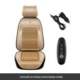 thumbnail image 3 of Cojín de asiento de coche transpirable con aire acondicionado, brisa refrescante de verano, masaje refrescante, cuentas de madera, funda de asiento universal, 3 of 5