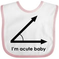 thumbnail image 3 of Inktastic I'm Acute Baby Funny Math Pun Boys or Girls Baby Bib, 3 of 4