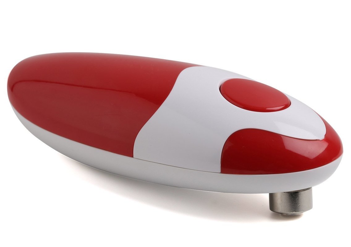 Greenco Smooth Edge Automatic Electric Can Opener (Red)