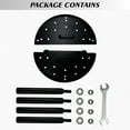 thumbnail image 7 of 13-Inch Detachable Leg Burner Plate for Charcoal Clay, Gas & Propane Tandoor oven Plate, 7 of 7