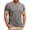 Light Gray, variant on IWRICH Men's Basic Plus Size T Shirt Short Sleeve Crew Neck Soft Fitted Elastic Tees Classic Tshirts White XL