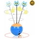 thumbnail image 1 of Juguete para gatos, bola interactiva electrónica, 3 en 1 con pluma, dispensador de alimentos y punto de luz roja, bola giratoria de 360 grados. (Azul) JFHHH pequeña, 1 of 4