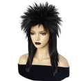 thumbnail image 3 of Disfraz de rock de los 80 para cosplay, salmonete negro con puntas, 49 cm, 3 of 3