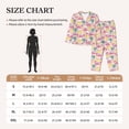 thumbnail image 4 of Fotbe Dinosaur Pattern Long Sleeve Pajama Set for Women,Sleepwear Set,2-piece Loungewear Set,Soft PJs Comfy Nightwear with Pockets -Small, 4 of 7