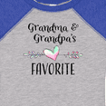 thumbnail image 4 of Inktastic Grandma and Grandpas Favorite Heart Grandchild Boys or Girls Baby Bodysuit, 4 of 5